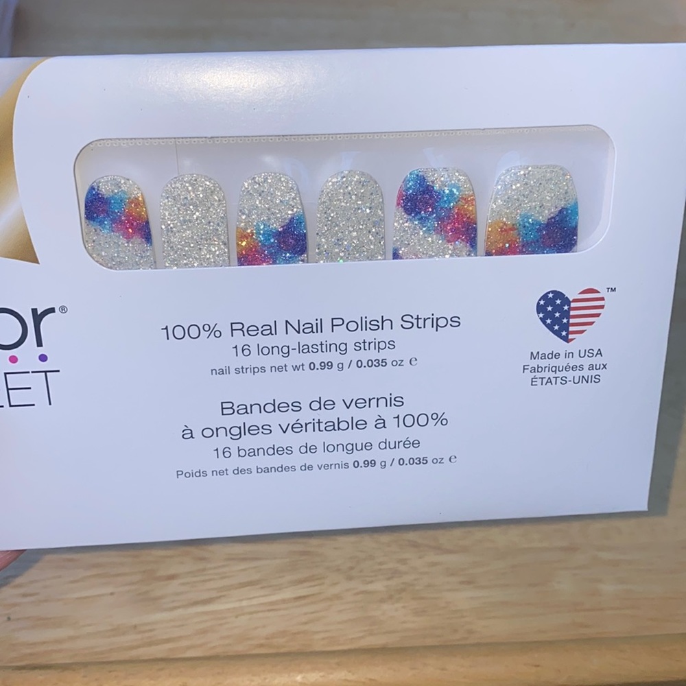 “Paint the Town” Color Street, 100% Nail Polish Strips, Glitter Art